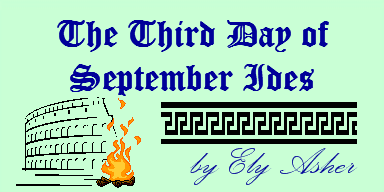 The Third Day of September Ides by Ely Asher
